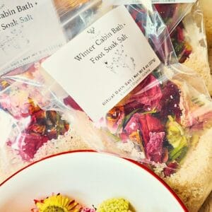 Winter Bath + Foot Soak Salt • Relaxing Spa Gift •  Exfoliates and Moisturizes