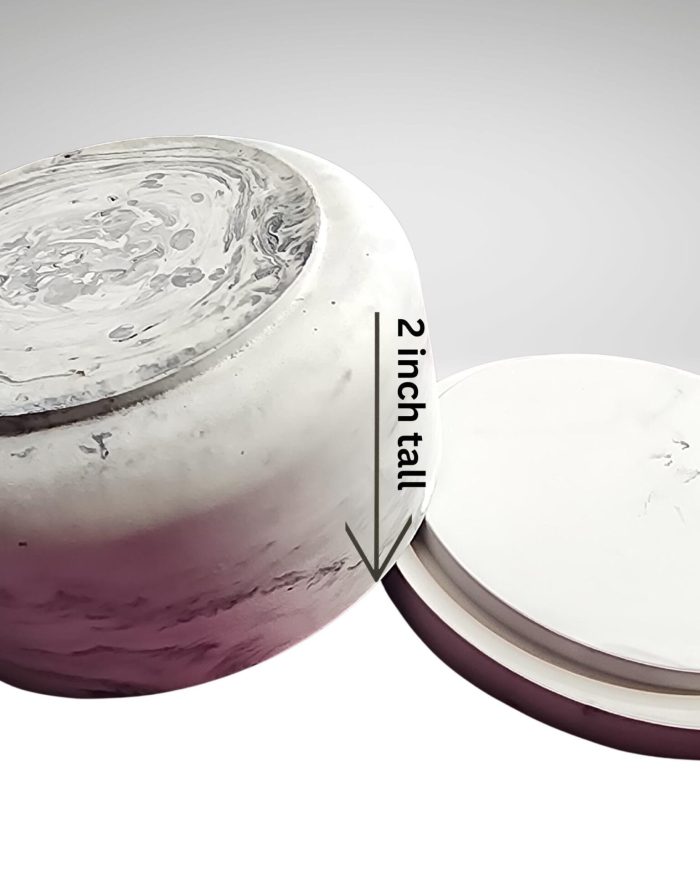 Hand-cast marble effect trinket box by Elk & Aura — photo 3