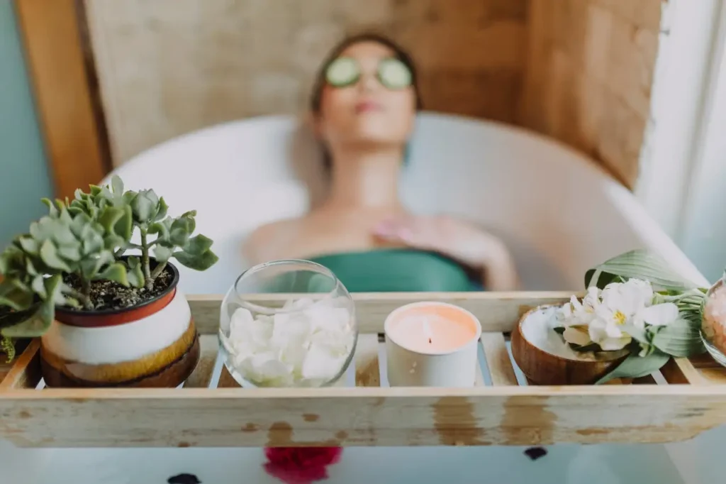 Relaxing bath ritual